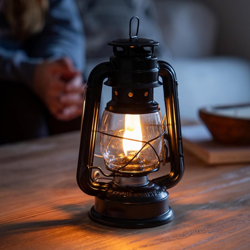 Lamplight Farmer's Lantern - Vintage Black Oil Lamp for Indoor and Outdoor Use - Image 4